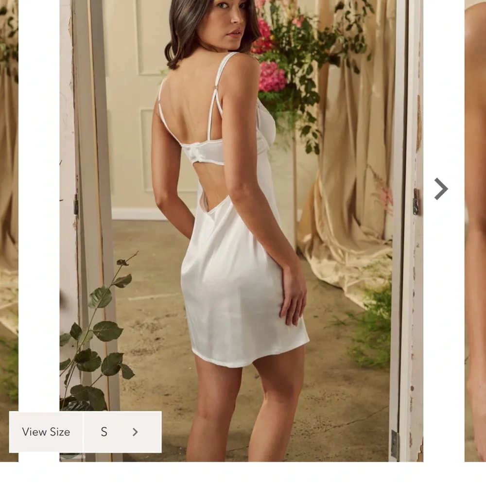 KAT THE LABEL Ivory Chemise Slip - Picture 2 of 6